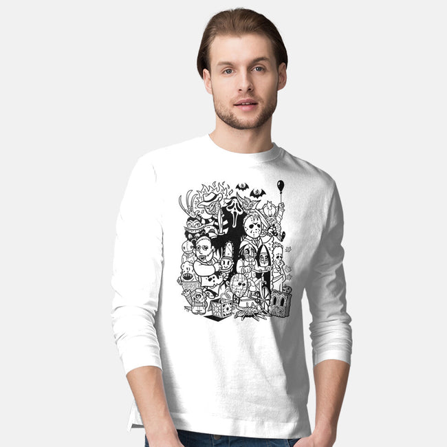 Nightmare Doodles-Mens-Long Sleeved-Tee-Getsousa!