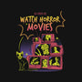 Watch Horror Movies-Unisex-Basic-Tee-yumie