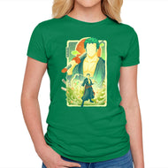 Great Wave Zoro-Womens-Fitted-Tee-hypertwenty