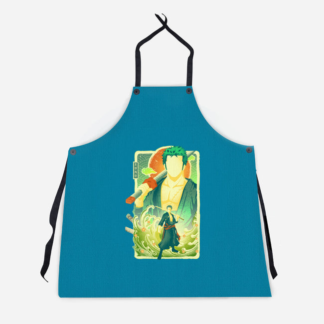 Great Wave Zoro-Unisex-Kitchen-Apron-hypertwenty