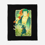 Great Wave Zoro-None-Fleece-Blanket-hypertwenty