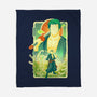 Great Wave Zoro-None-Fleece-Blanket-hypertwenty