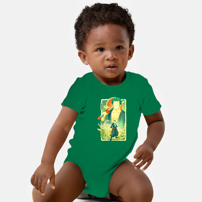 Great Wave Zoro-Baby-Basic-Onesie-hypertwenty