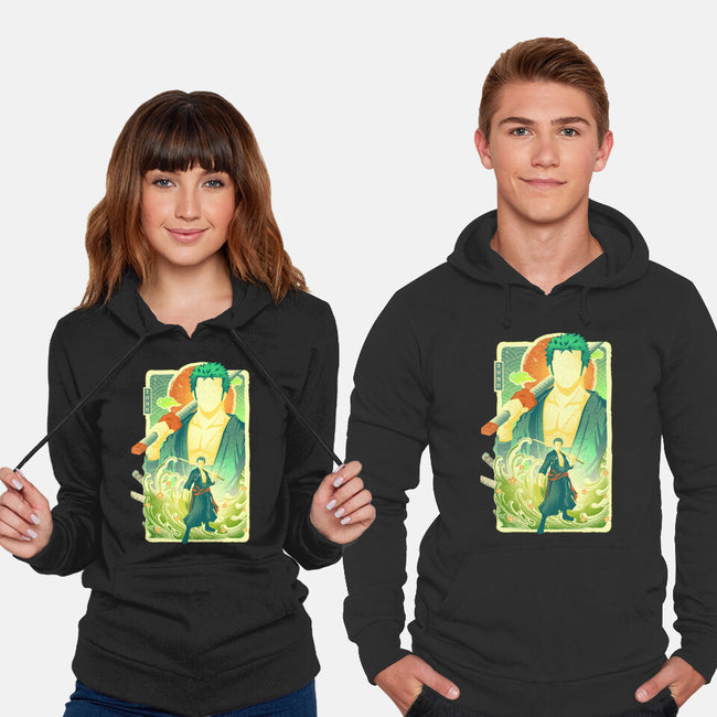 Great Wave Zoro-Unisex-Pullover-Sweatshirt-hypertwenty