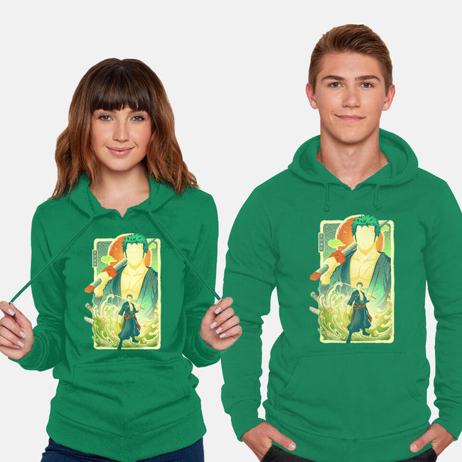 Great Wave Zoro-Unisex-Pullover-Sweatshirt-hypertwenty