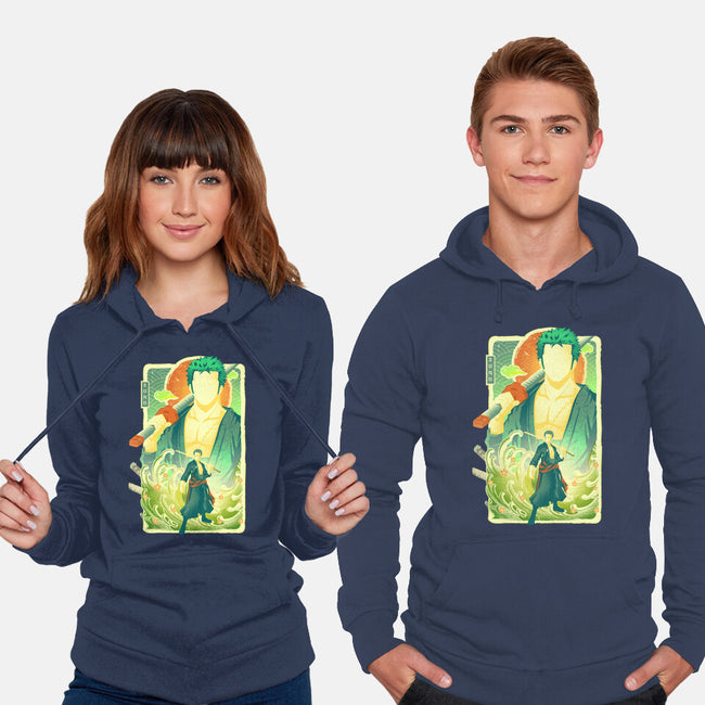 Great Wave Zoro-Unisex-Pullover-Sweatshirt-hypertwenty