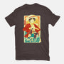 Great Wave Luffy-Womens-Basic-Tee-hypertwenty