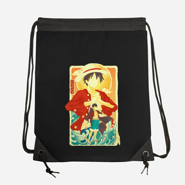 Great Wave Luffy-None-Drawstring-Bag-hypertwenty