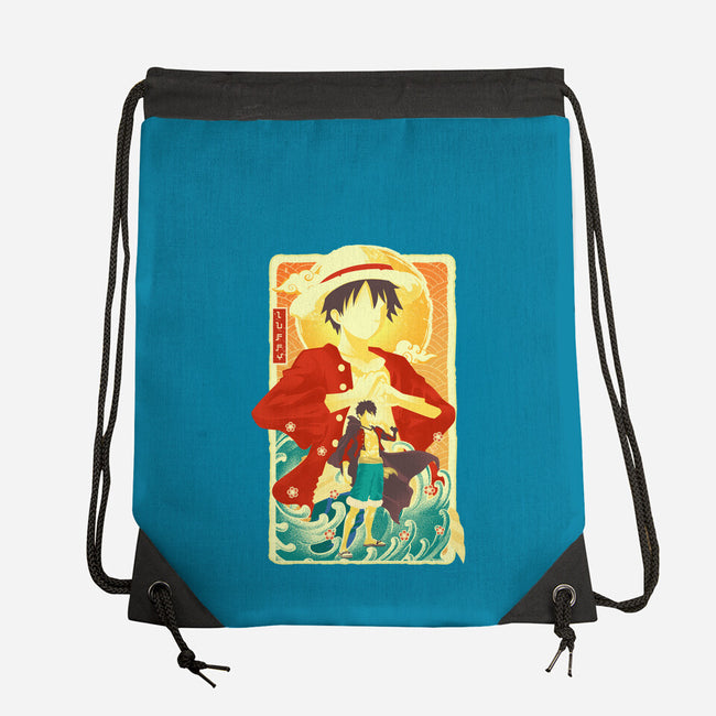 Great Wave Luffy-None-Drawstring-Bag-hypertwenty