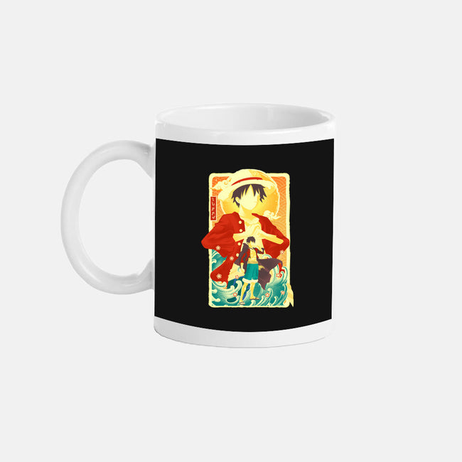 Great Wave Luffy-None-Mug-Drinkware-hypertwenty