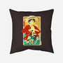 Great Wave Luffy-None-Removable Cover w Insert-Throw Pillow-hypertwenty