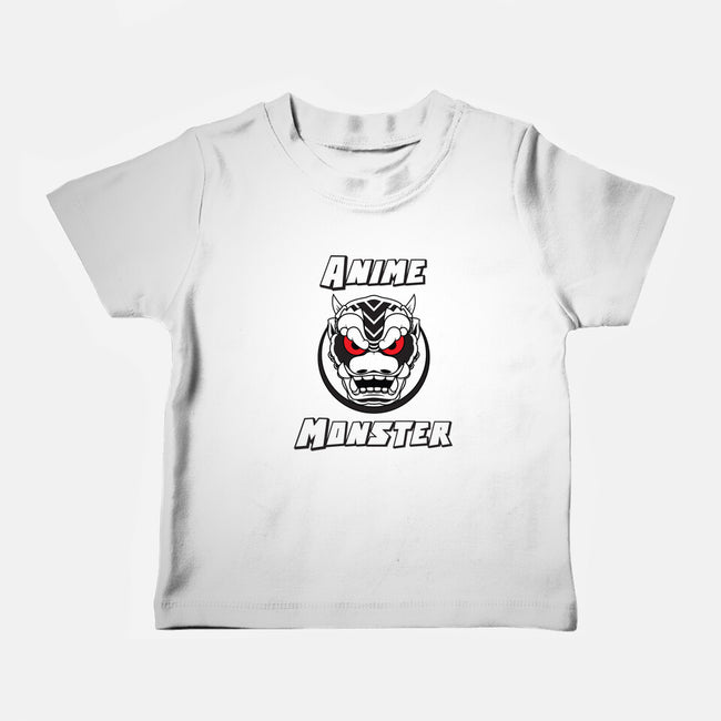 Anime Monster Logo-Baby-Basic-Tee-Anime Monster