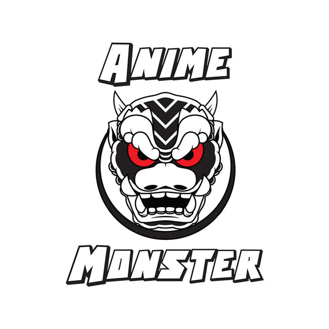 Anime Monster Logo-None-Removable Cover w Insert-Throw Pillow-Anime Monster