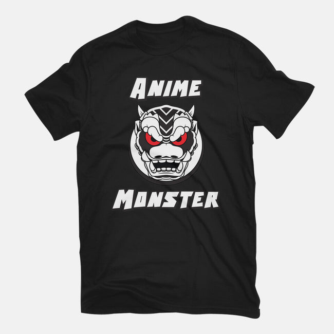 Anime Monster Logo-Mens-Heavyweight-Tee-Anime Monster