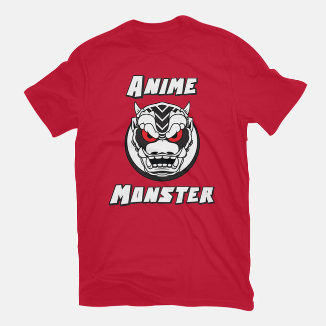 Anime Monster Logo-Womens-Basic-Tee-Anime Monster