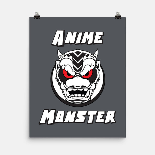 Anime Monster Logo-None-Matte-Poster-Anime Monster