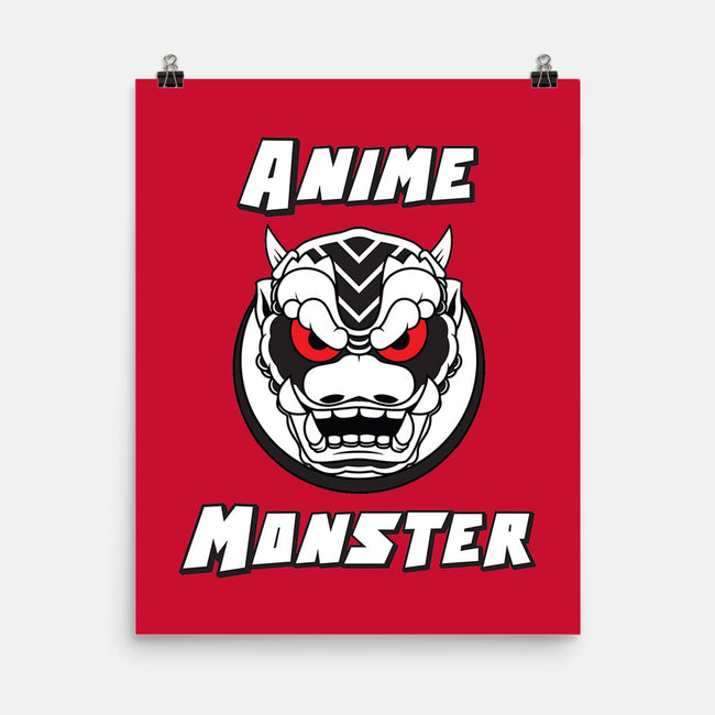 Anime Monster Logo-None-Matte-Poster-Anime Monster