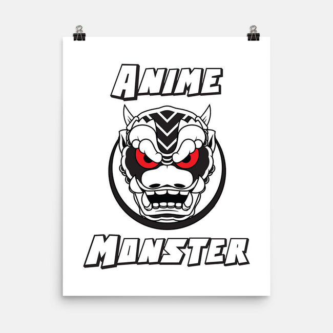 Anime Monster Logo-None-Matte-Poster-Anime Monster