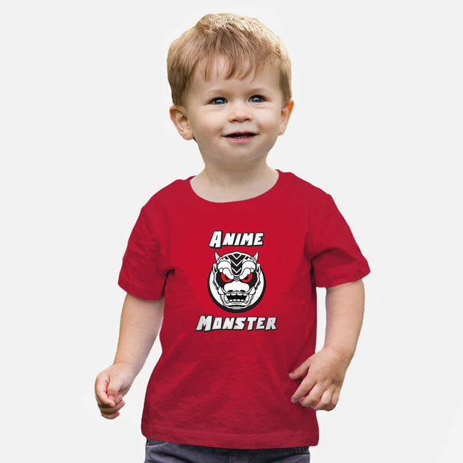 Anime Monster Logo-Baby-Basic-Tee-Anime Monster