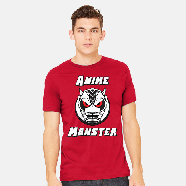 Anime Monster Logo-Mens-Heavyweight-Tee-Anime Monster