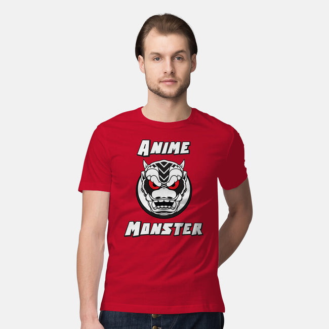 Anime Monster Logo-Mens-Premium-Tee-Anime Monster