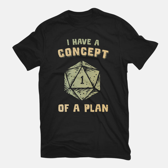 A Concept Of A Plan-Mens-Basic-Tee-kg07