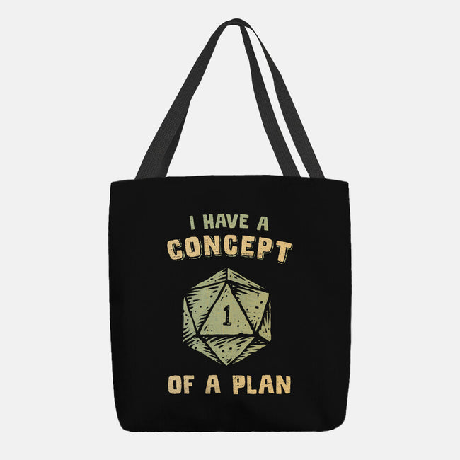 A Concept Of A Plan-None-Basic Tote-Bag-kg07