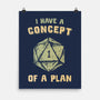 A Concept Of A Plan-None-Matte-Poster-kg07