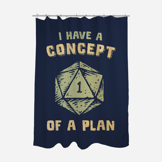 A Concept Of A Plan-None-Polyester-Shower Curtain-kg07