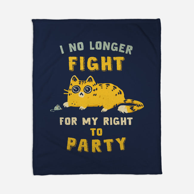 My Right To Party-None-Fleece-Blanket-kg07