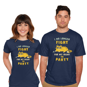 My Right To Party-Mens-Basic-Tee-kg07