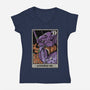 Eva Tarot Card-Womens-V-Neck-Tee-Hafaell