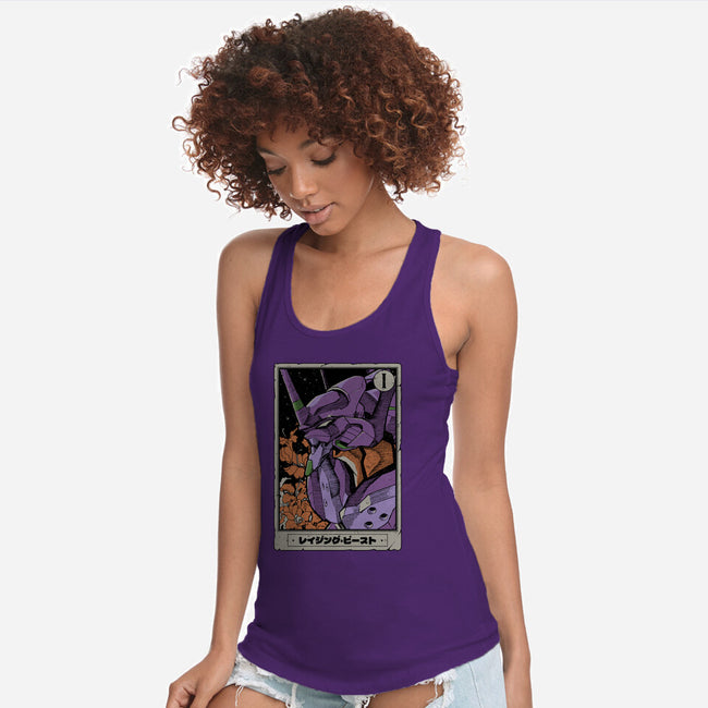 Eva Tarot Card-Womens-Racerback-Tank-Hafaell