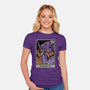 Eva Tarot Card-Womens-Fitted-Tee-Hafaell