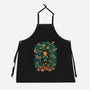 Minish Boy And Gnomes-Unisex-Kitchen-Apron-ilustrata