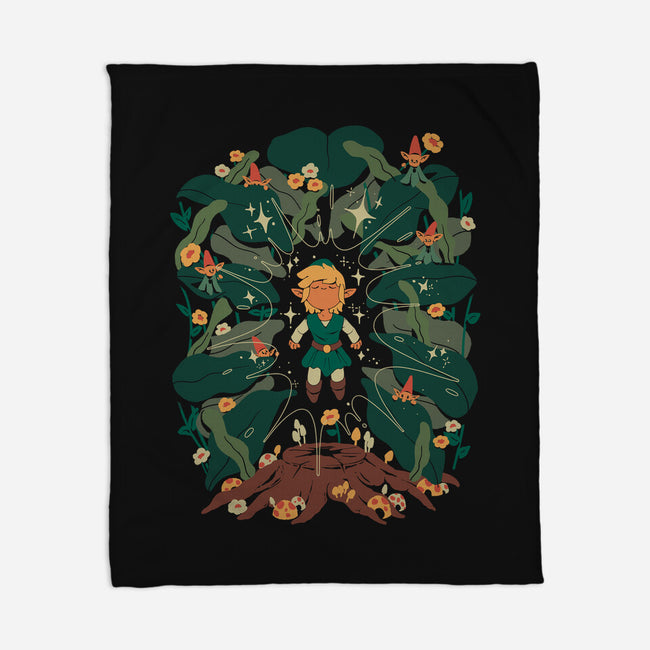 Minish Boy And Gnomes-None-Fleece-Blanket-ilustrata