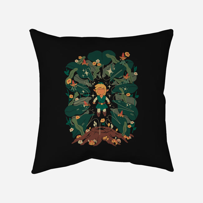 Minish Boy And Gnomes-None-Removable Cover w Insert-Throw Pillow-ilustrata