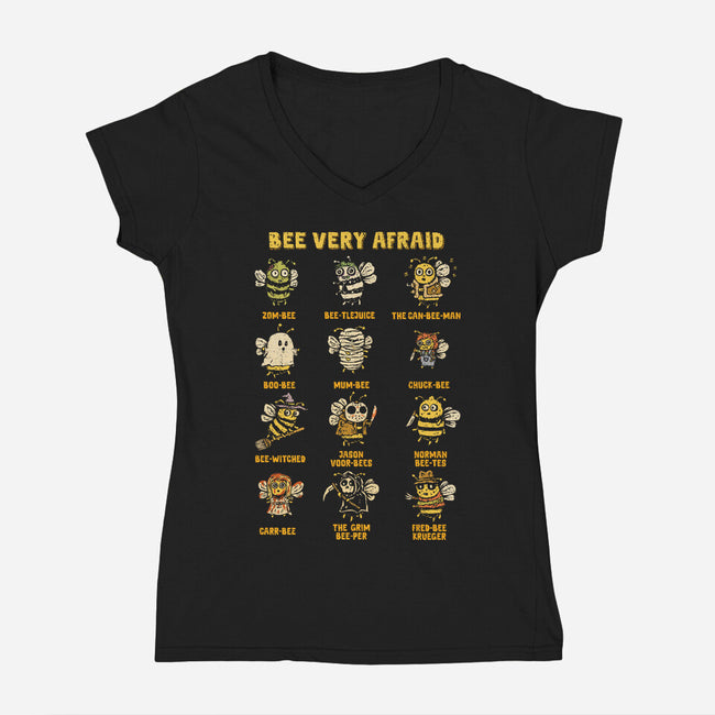 Killer Bees-Womens-V-Neck-Tee-kg07