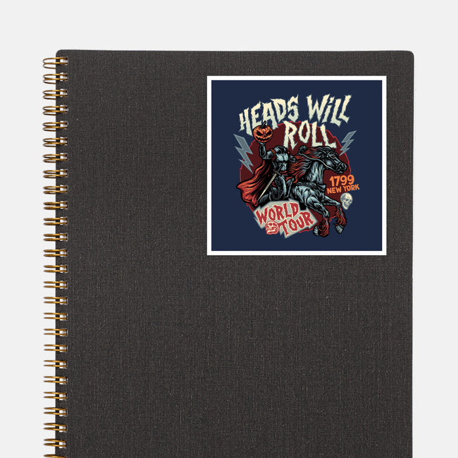 Heads Will Roll-None-Glossy-Sticker-glitchygorilla