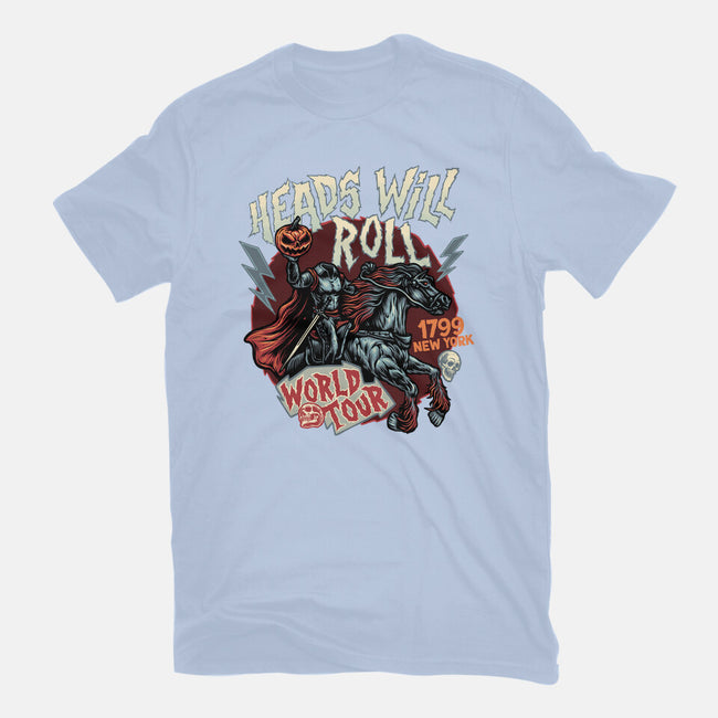 Heads Will Roll-Mens-Basic-Tee-glitchygorilla