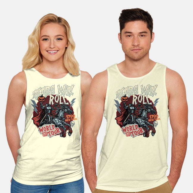 Heads Will Roll-Unisex-Basic-Tank-glitchygorilla