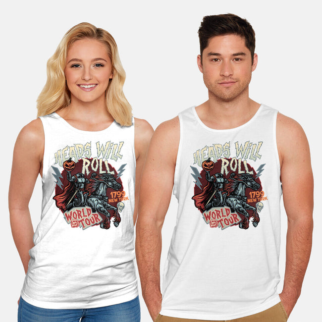 Heads Will Roll-Unisex-Basic-Tank-glitchygorilla