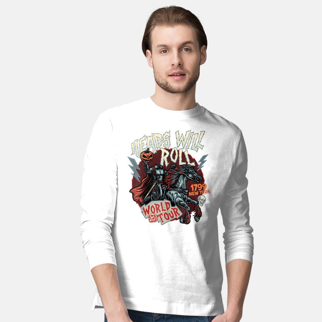 Heads Will Roll-Mens-Long Sleeved-Tee-glitchygorilla