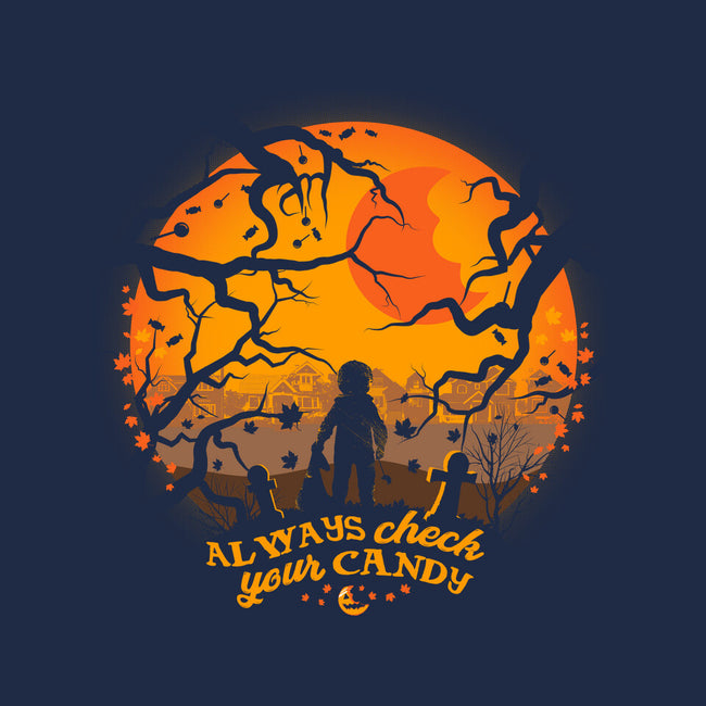 Always Check Your Candy Sam-Unisex-Basic-Tee-rocketman_art