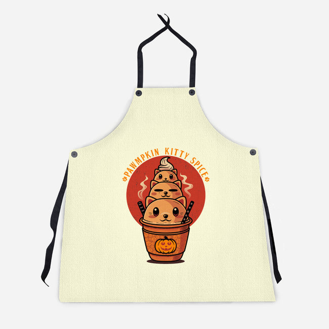 Pawmpkin Spice-Unisex-Kitchen-Apron-erion_designs