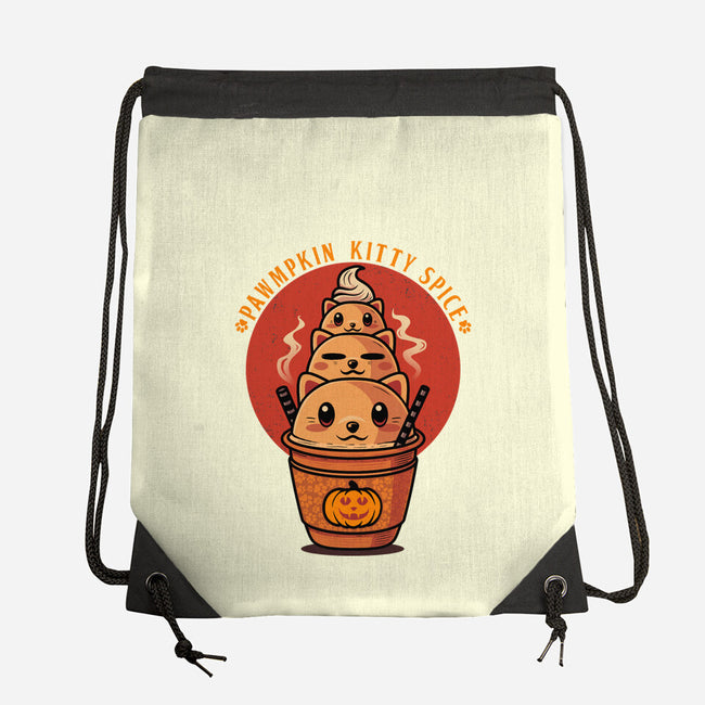 Pawmpkin Spice-None-Drawstring-Bag-erion_designs