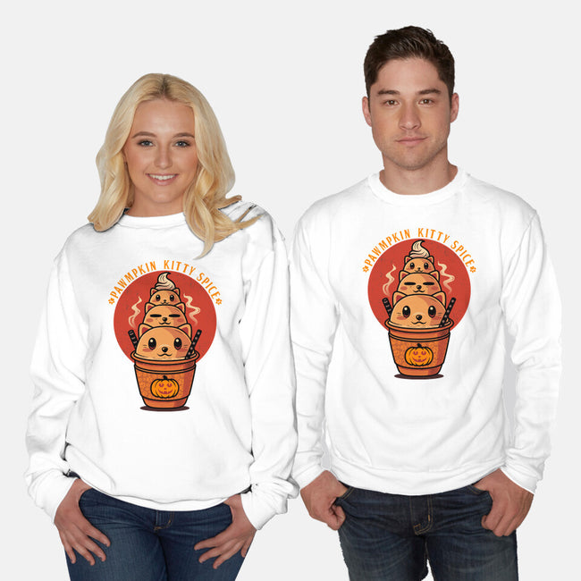 Pawmpkin Spice-Unisex-Crew Neck-Sweatshirt-erion_designs