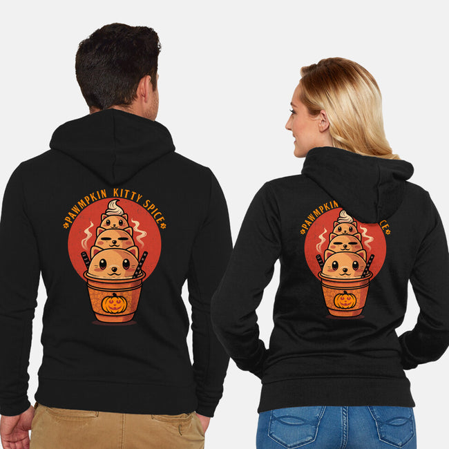 Pawmpkin Spice-Unisex-Zip-Up-Sweatshirt-erion_designs