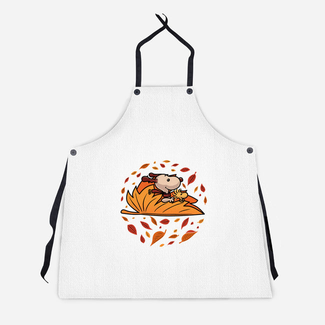 Leafy Voyage-Unisex-Kitchen-Apron-erion_designs