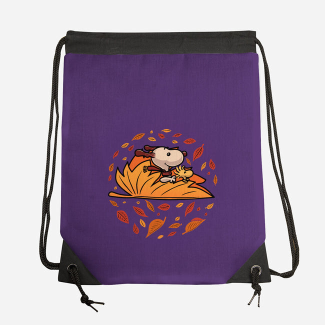 Leafy Voyage-None-Drawstring-Bag-erion_designs